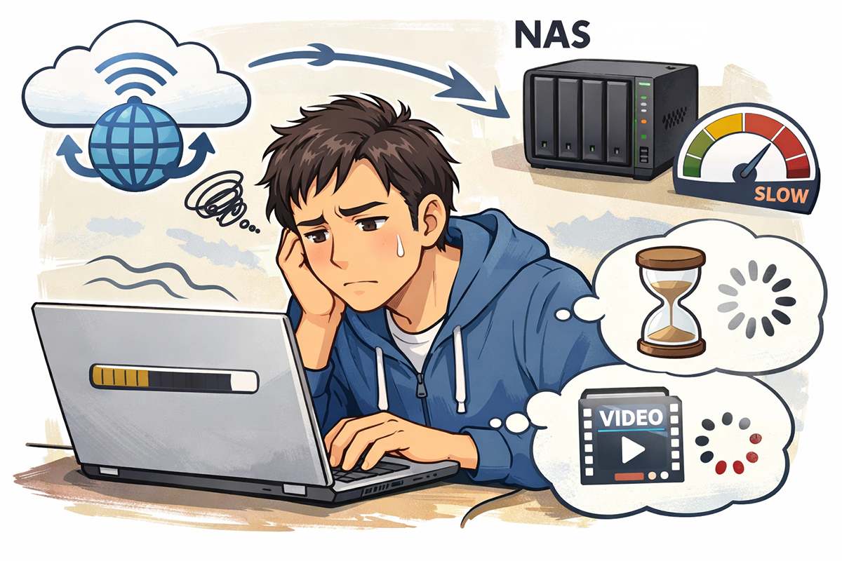 NASのダイレクト接続